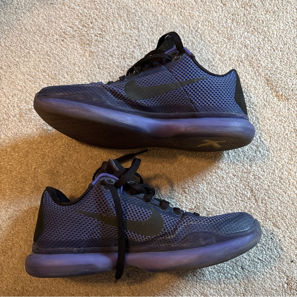 Nike Kobe 10 Men's Black and Purple Athletic Shoes